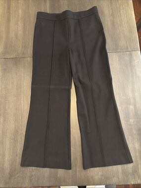 NYDJ Black Wide-Leg Pull-On Trousers